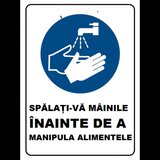 Placuta spalati-va mainile inainte de a manipula alimentele